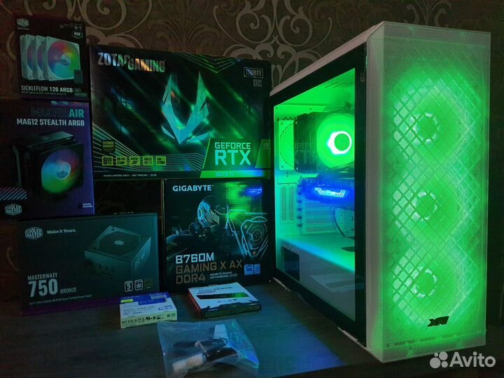 Новый Пк для Игр Core i5 13400F/B760 +RTX 3070Ti