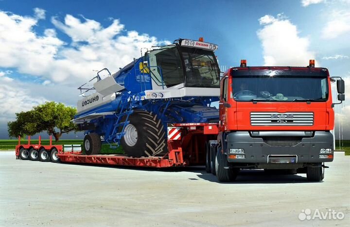 Грузоперевозка негабаритных грузов низкорамным Тралом