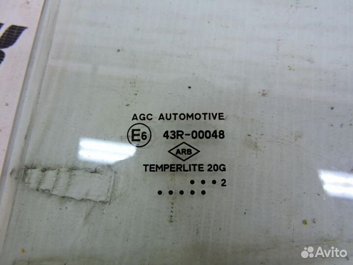 Стекло двери задней левой форточка Renault Sandero