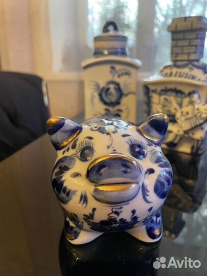 Винтаж Гжель советских времен набор