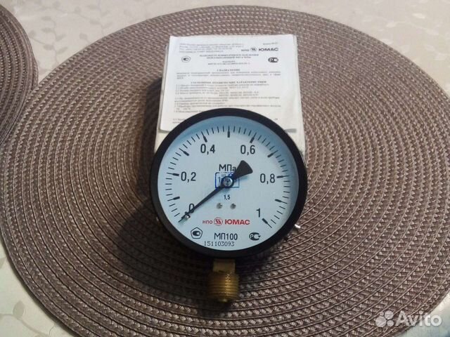 Манометр избыточного давления Юмас мп100 купить в Москве | Товары для ...