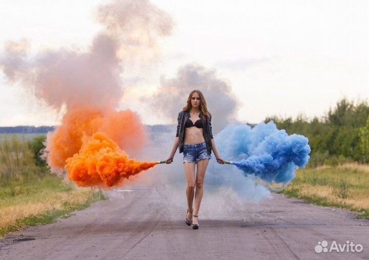 Цветной дым для праздника/фотосессии