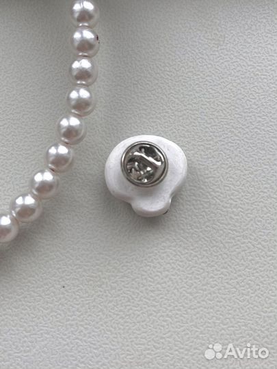 Пин ручной работы Череп