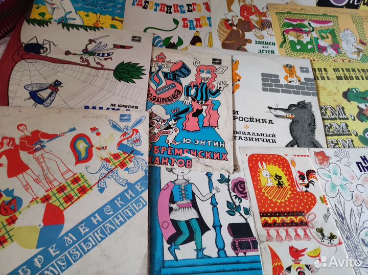 Советские пластинки детские