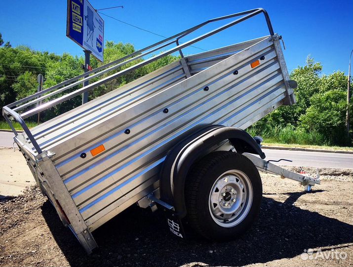 Прицеп Мзса 1,85 х 1.23 с высоким бортом