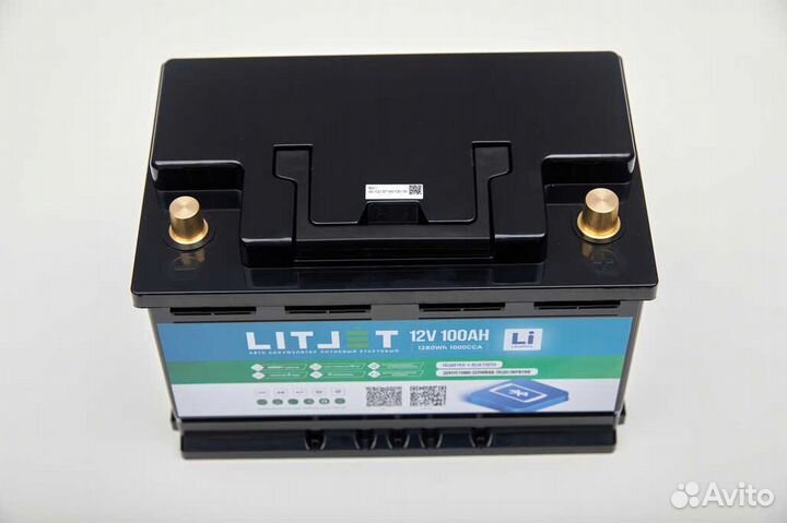 Аккумулятор литиевый lifepo4 для лодки 12V 100Ah