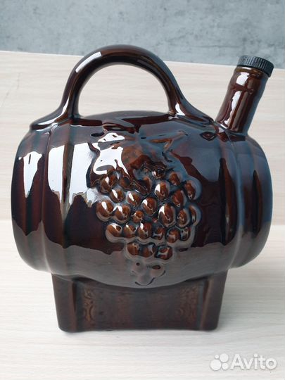 Горшок, бочонок керамический. Хорошее состояние