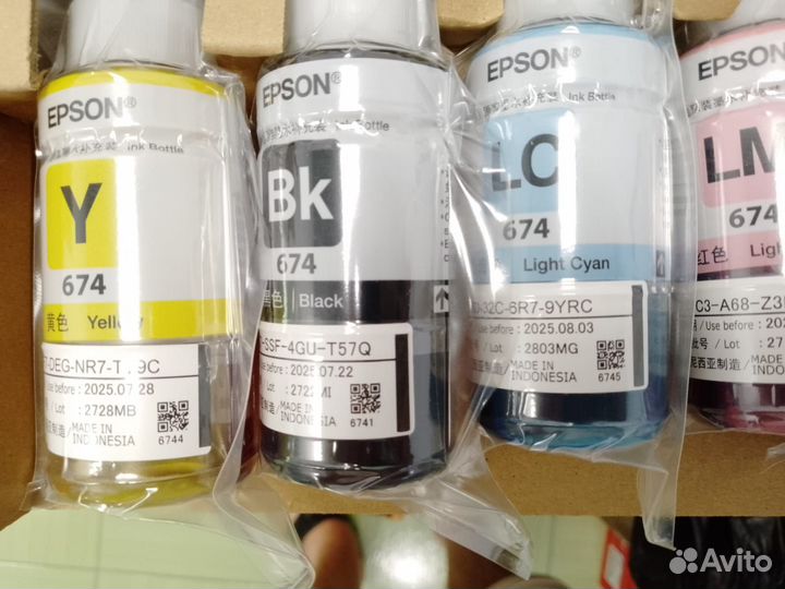 Чернила оригинальные для epson l805 / l8050