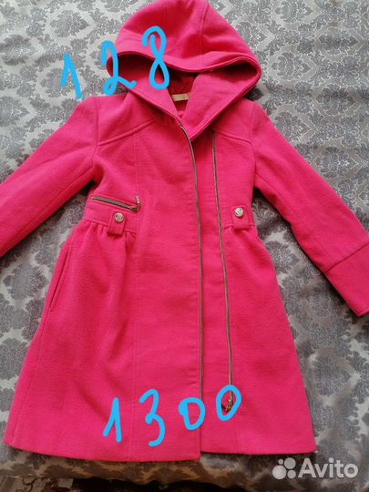 Пальто для девочки 128
