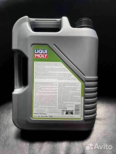 Масло моторное liqui moly AA 5W30 asia & america