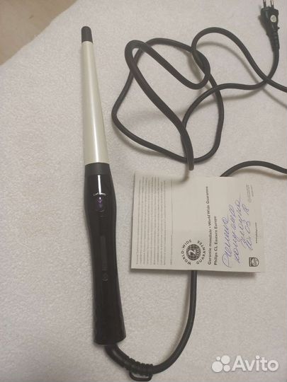 Philips плойка конусная care curlcontrol hp8618
