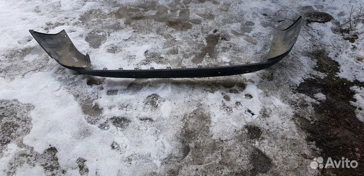 Губа заднего бампера BMW X1