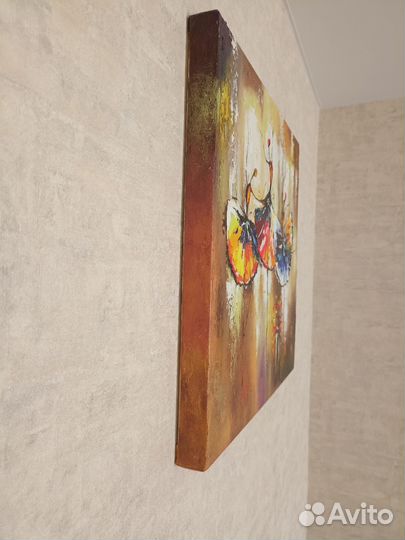 Картина маслом на холсте балерины танец