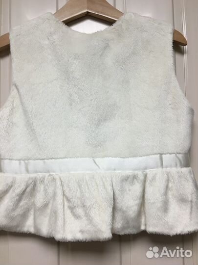 Жилет болеро нарядный Fleole айвори 110 + размер