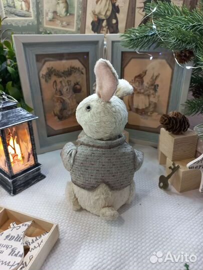 Мишка тедди ручная работа (зайка)