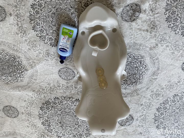 Ванна детская с горкой happy baby