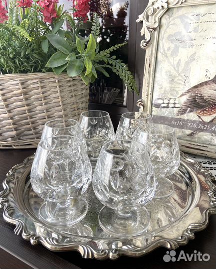 Хрустальные коньячные фужеры Германия