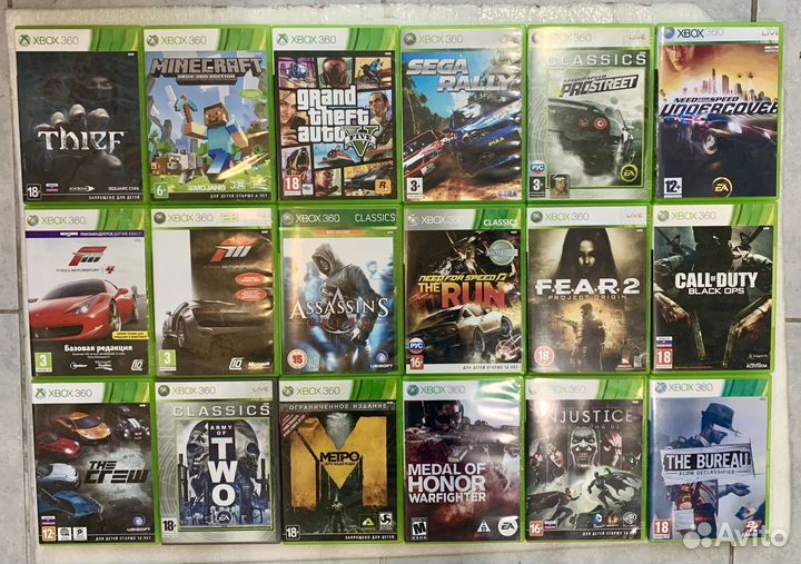 Оригинальные диски на xbox360,xbox ONE