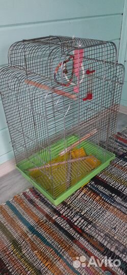 Клетка для волнистого попугая бу