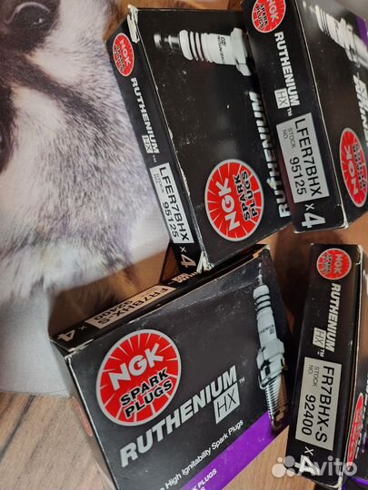 Свечи рутениевые NGK 95125 lfer7BHX (VAG Porsche)