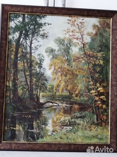 Картина маслом на холсте пейзаж