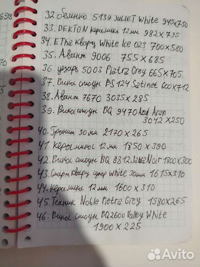 Искусственный камень, подоконники, столешницы