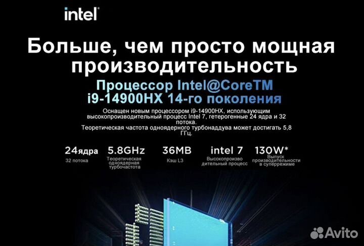 Игровой Lenovo Legion Y9000P I9-14900HX RTX4060