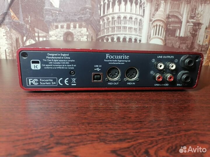 Звуковая карта focusrite scarlett 2i4