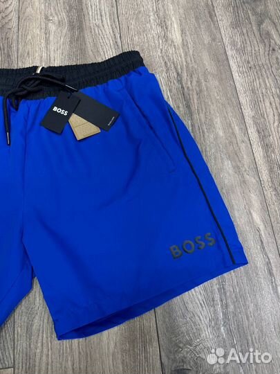 Мужские плавательные шорты boss синие