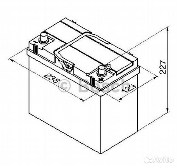 Аккумулятор автомобильный Bosch 45Ah бу