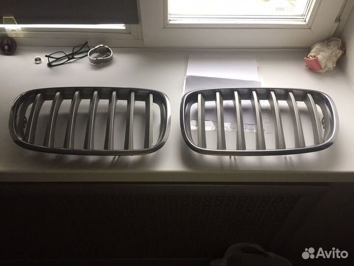 Решетка радиатора бмв х5,х6,е70,е71 ноздри