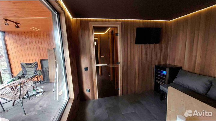 Каркасная баня с верандой реальная цена