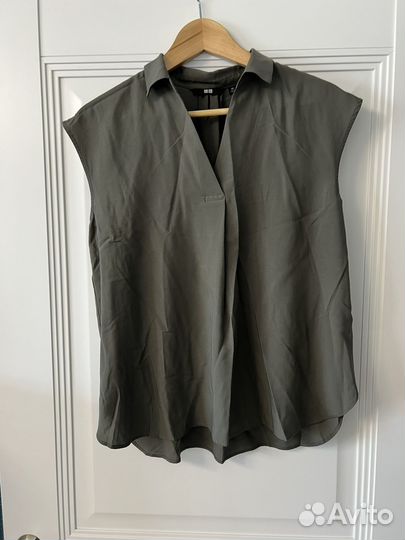 Блуза uniqlo XS S хаки