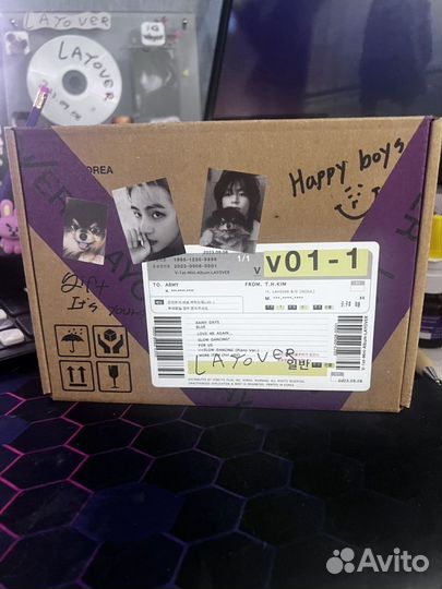 Альбом Ким Тэхен layover purple ver