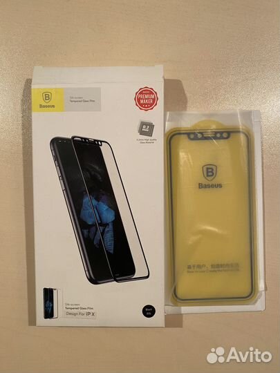 Защитное стекло iPhone X Baseus