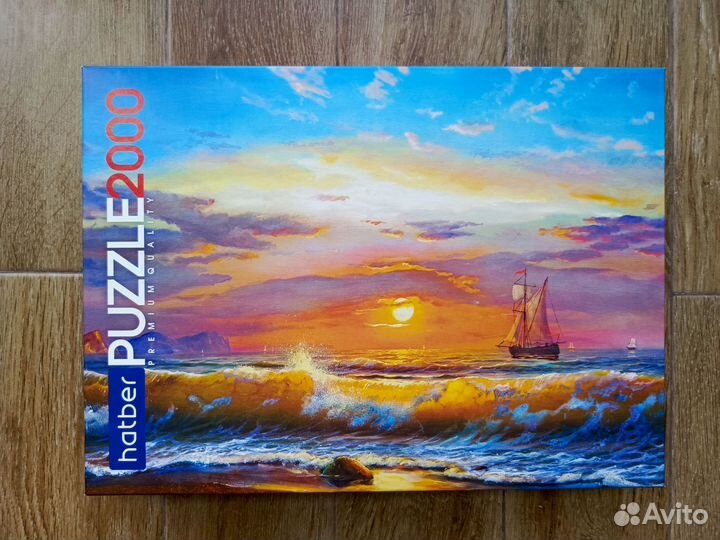 Пазлы 2000 деталей. Море. Hatber