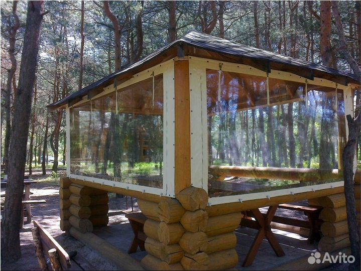 Мягкие окна на террасу, беседку, веранду