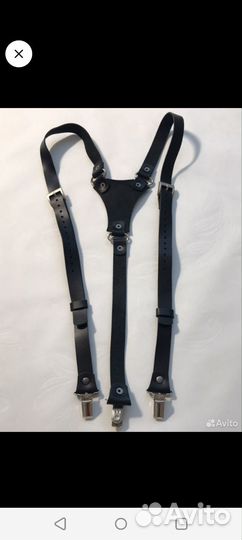 Подтяжки женские натуральная кожа