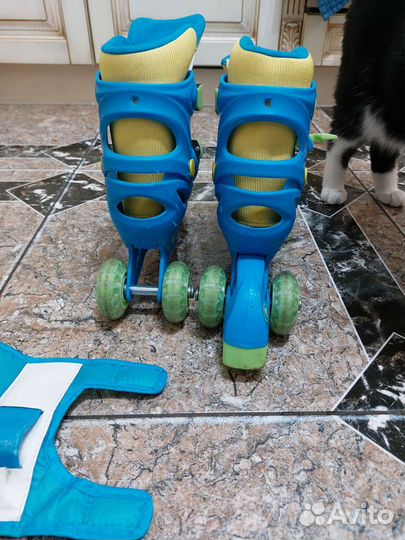 Роликовые коньки детские раздвижные