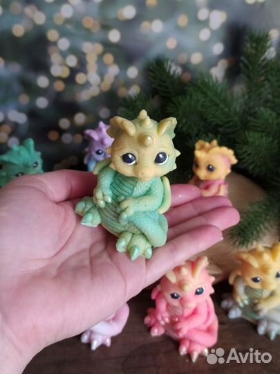 Мыло ручной работы в виде дракончика