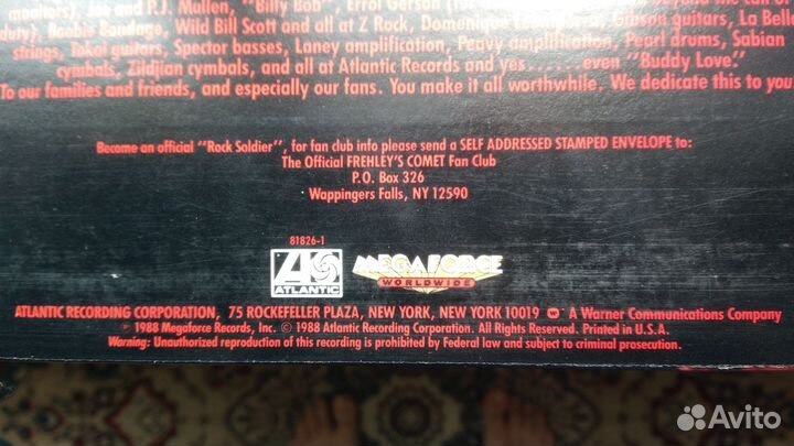 Винил Ace Frehley (Kiss), Made in USA, Mint/Mint