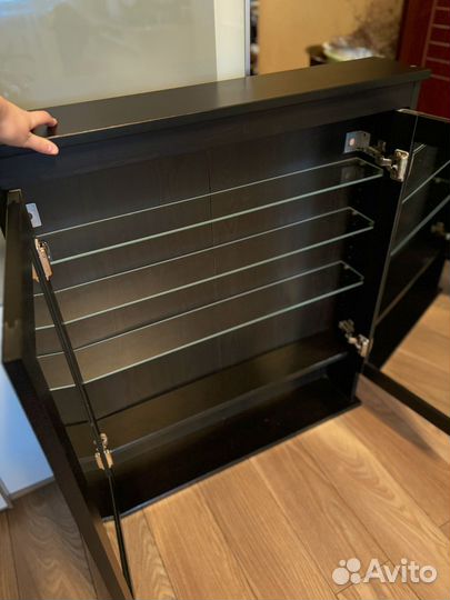 Хэмнес зеркальный шкаф с 2 дверцами IKEA