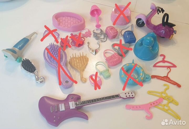 Аксессуары для кукол Barbie и др