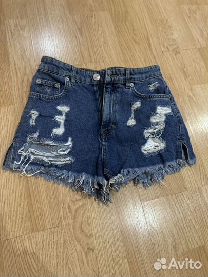 Шорты джинсовые pull and bear