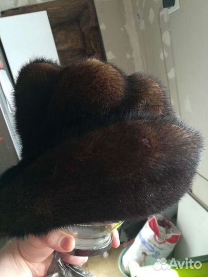 Шапка норковая женская