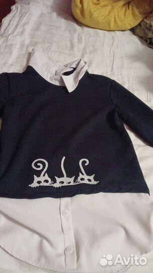 Блузка школьная 146