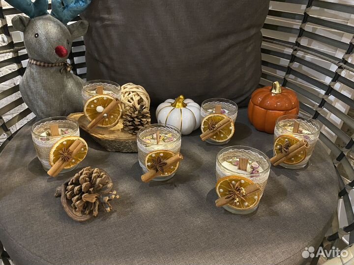 Ароматическая свеча интерьерная