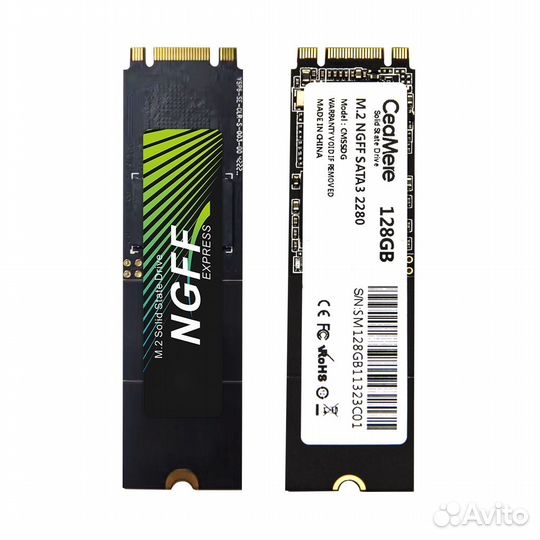 Ssd m2 ngff SATA 128Gb 256Gb 512Gb 1TB новый