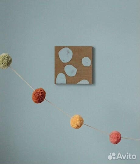 Криина маслом абстракция маленькая 20 x 20