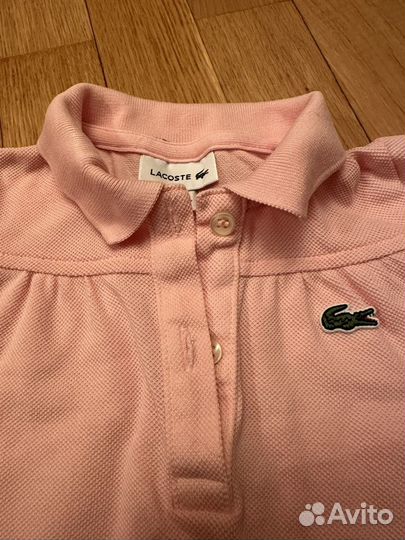 Lacoste детское поло с длинным рукавом